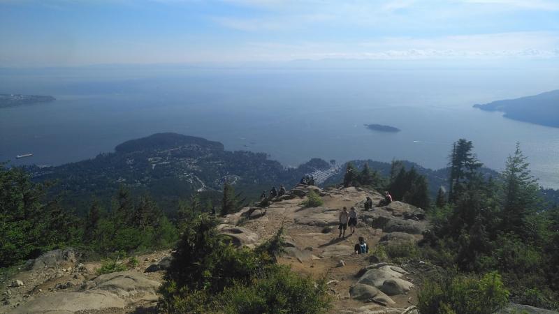 View from Eagle Bluffs on the Baden Powell Trail