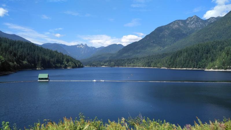 View of Cleveland Lake from the dam